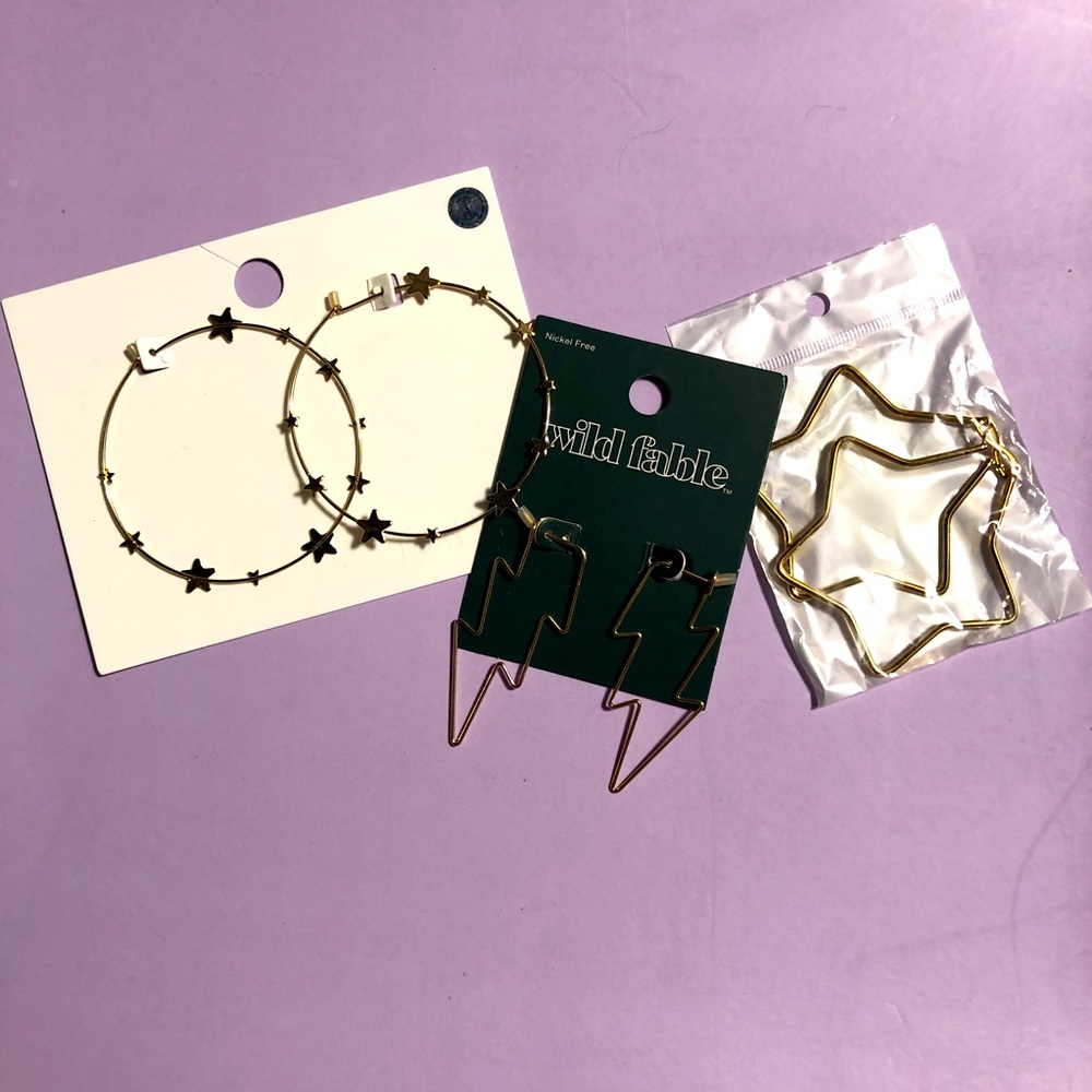 Celestial Earring Set 💫⚡️ NWT